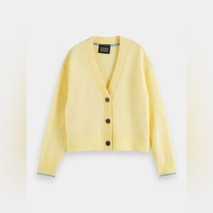 Scotch & Soda Relaxed-fit Fuzzy Cardigan NWT